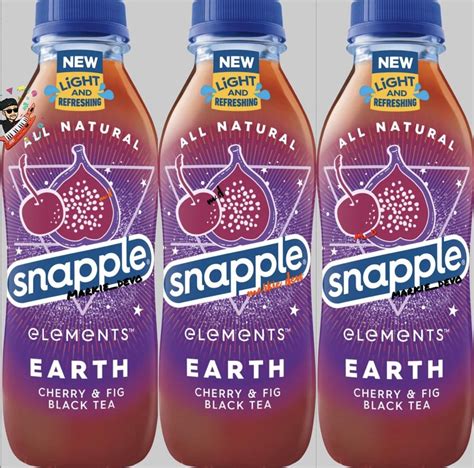 Heading to stores in 2023 Snapple Elements Earth🎸😯 : r/ToFizzOrNotToFizz