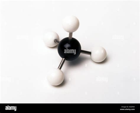 molecular model of methane Stock Photo - Alamy