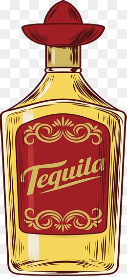 Tequila Bottle Vector at GetDrawings | Free download