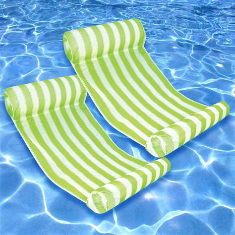 Poolmaster Water Hammock Inflatable Pool Lounger, 2-Pack - Walmart.com