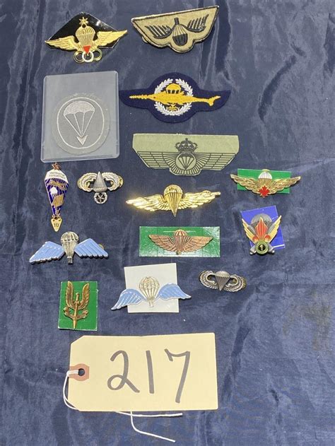 Sold Price: ASSORTED WORLD AIRBORNE & PARATROOPER INSIGNIA - Invalid date EST