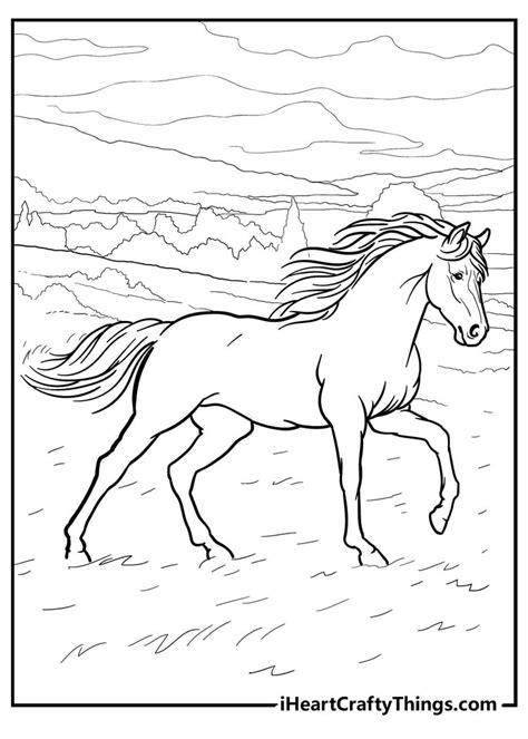 Free Horse Breeds Coloring Pages