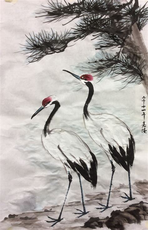 Demo Painting 2014 - 谭嘉陵 Chinese Traditional Brush Painting