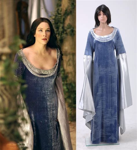 The Lord Of The Rings Arwen Traveling Vestito Cosplay Costume | Costume dress, Anime cosplay ...