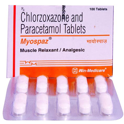 Myospaz Tablet | Uses, Side Effects, Price | Apollo Pharmacy