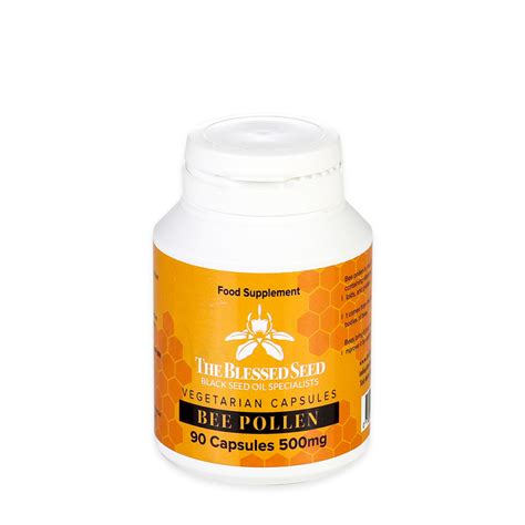 Buy Bee Pollen Capsules (90 x 500mg) | The Blessed Seed | UK