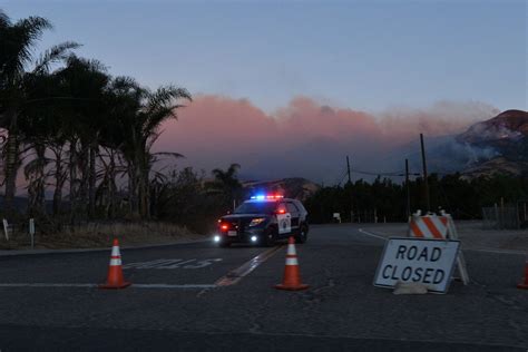 Evacuations ordered in California fire zones ahead of approaching storm ...