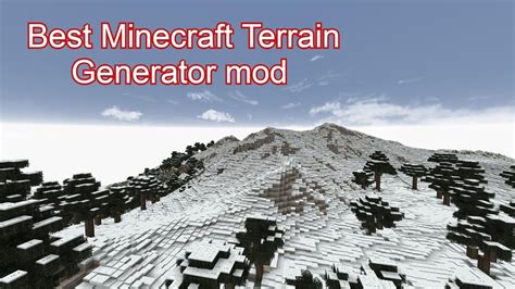 Best Minecraft Terrain Generator mod - YouTube