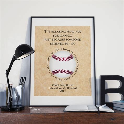 Baseball Coach Gifts Personalized Coach Gifts Baseball - Etsy