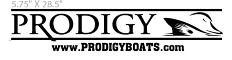 Parts & Accessories - Decals - Prodigy Boats