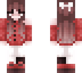 *. Red wool .* | Minecraft Skin