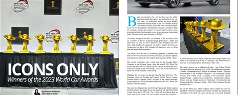 Icons only: Winners of the 2023 World Car Awards – Business Insights