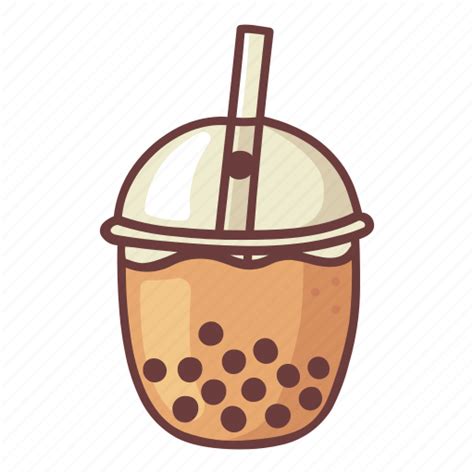 Bubble milk tea, drink, food, milk, pearl, sweet, taiwanese icon - Download on Iconfinder