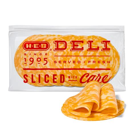 H-E-B Deli Colby Jack Cheese, Sandwich Sliced - Shop Cheese at H-E-B