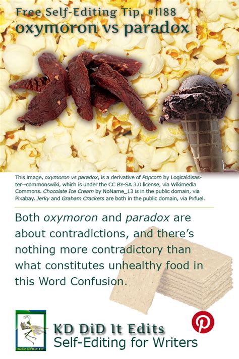 Word Confusion: Oxymoron versus Paradox • KD Did It