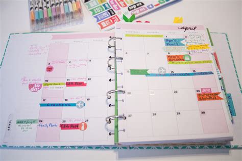 10 Ways to Organize and Decorate Your Planner – Craft Box Girls