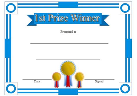 11+ First Place Award Certificate Template in 2021 | Certificate templates, Awards certificates ...