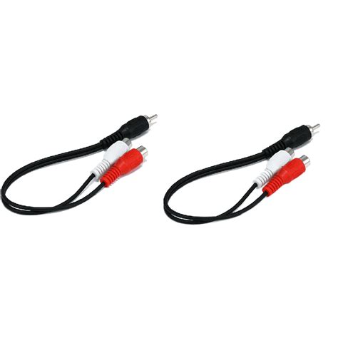 RCA Splitter Pair for Easy Audio Sharing