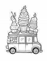 Ice Cream Coloring Pages To Print Sale  Aria Databasecom sketch template