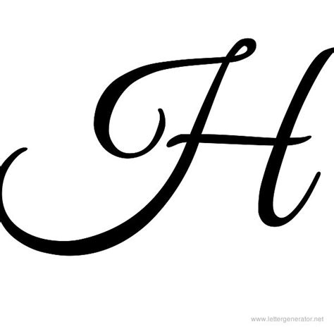 7 Best Images of Printable Letter H Template - Free Printable Alphabet Letters H, Free Printable ...