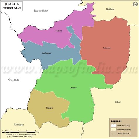 Jhabua Tehsil Map, Jhabua Tehsil List