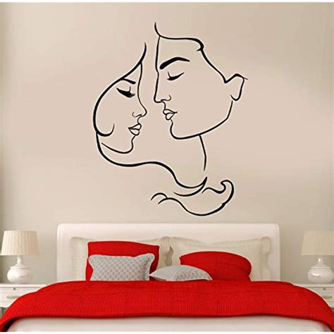 43SabrinaGill Man And Woman Couple Love Romantic Vinyl Art Wall Decals ...