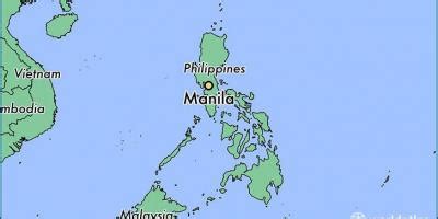 Location Of Manila Philippines On World Map - United States Map