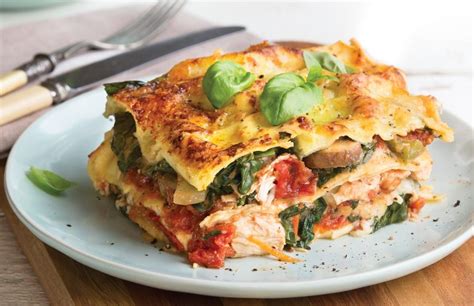 Chicken and mushroom lasagne - Healthy Food Guide