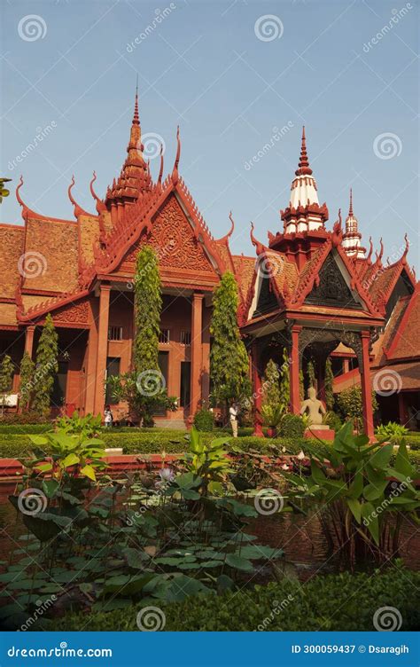 National Museum of Cambodia Stock Image - Image of garden, buddhism: 300059437