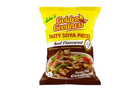 Golden Goodness Tasty Soya Pieces Beef 40 X 90g | 260 Brands