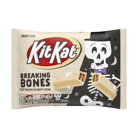 KIT KAT®, Breaking Bones White Creme Snack Size Wafer Candy Bars ...