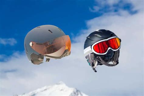 Ski Helmet Visor Vs Goggles - Heads Don't Bounce