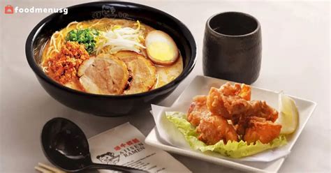 Ajisen Ramen Menu Prices & Locations Singapore November 2024