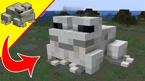 Minecraft white Frog - Frog Statue - Minecraft Mob Build Tutorial - Minecraft Build - YouTube