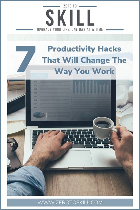 Productivity Hacks: These 7 Things Will Completely Change The Way You Work – Zero To Skill