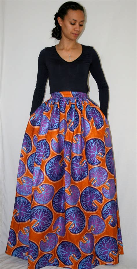 African midi skirt | Maison Bentley Style