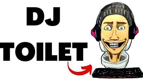 Cómo DIBUJAR al🎧DJ TOILET🚽 de los SKIBIDI TOILET / How to DRAW DJ TOILET from SKIBIDI TOILET ...