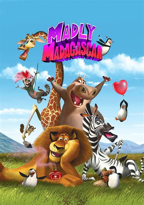 Merry Madagascar Poster