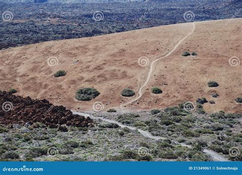 View from the Top of Volcano Teide, Tenerife Stock Image - Image of ...