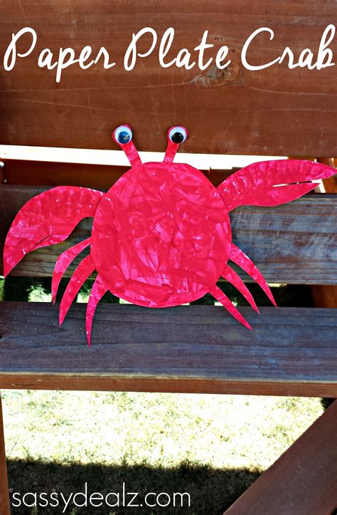 Paper Plate Crab Craft For Kids - Crafty Morning