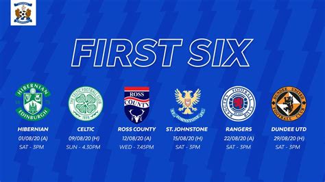 Killie to kick off new season away to Hibernian - Kilmarnock FC