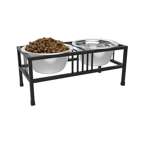 Petmaker Stainless Steel Elevated Pet Bowl with Stand, 40 Oz - Walmart.com