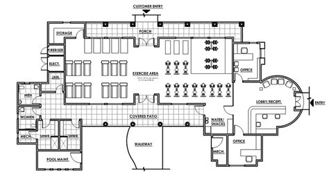 Fitness Center Floor Plan