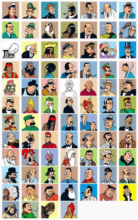 Tim Tim's Characters | Dessiner tintin, Personnage tintin, Fond d'ecran dessin