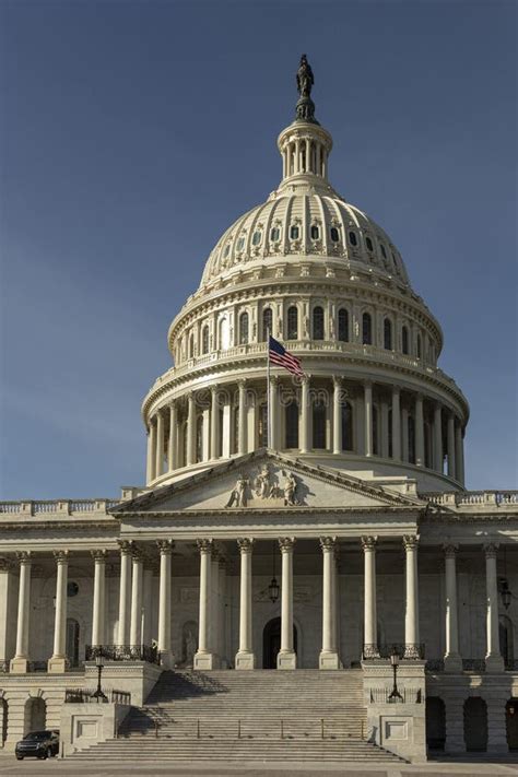 American Congress Building in the Afternoon Stock Image - Image of ...