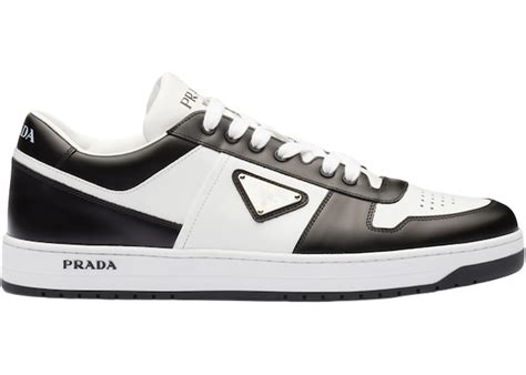 Descubrir 53+ imagen prada leather sneakers white - Viaterra.mx