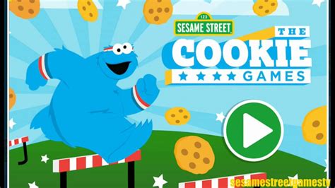 Sesame Street The Cookie Games Athlete Cookie Monster & Announcer ...