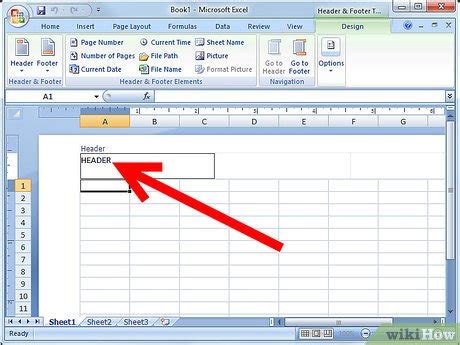 How to Add a Header or Footer in Excel 2007: 6 Steps