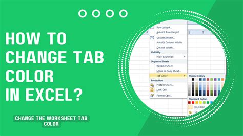 How to Change Tab Color in Excel – Change the Worksheet Tab Color - Earn & Excel