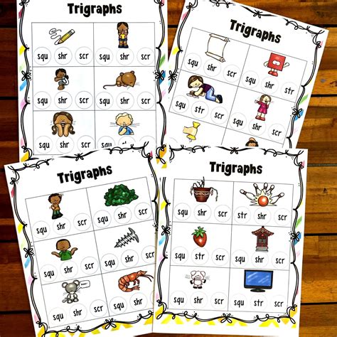 FREE Trigraph Worksheets with Do a Dot Printables